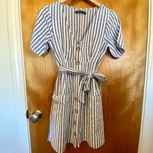 Abercrombie & Fitch Striped Cotton Dress - Sz Sm